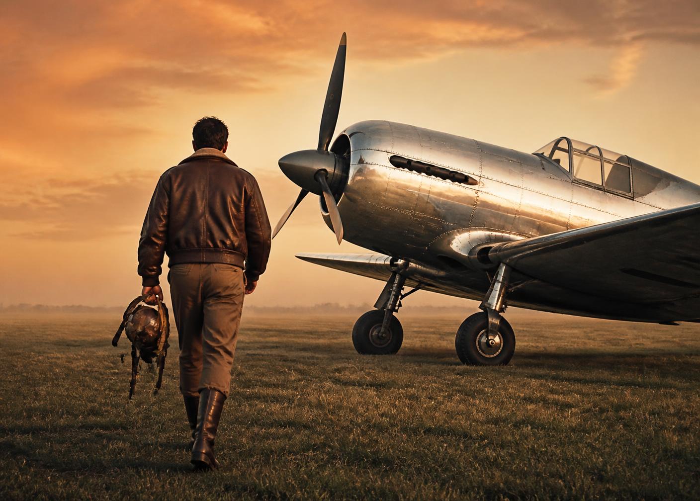 Aviation — Grass strip · First light
