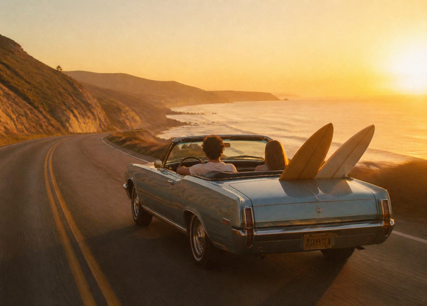 Pacific Coast — Malibu · The road north